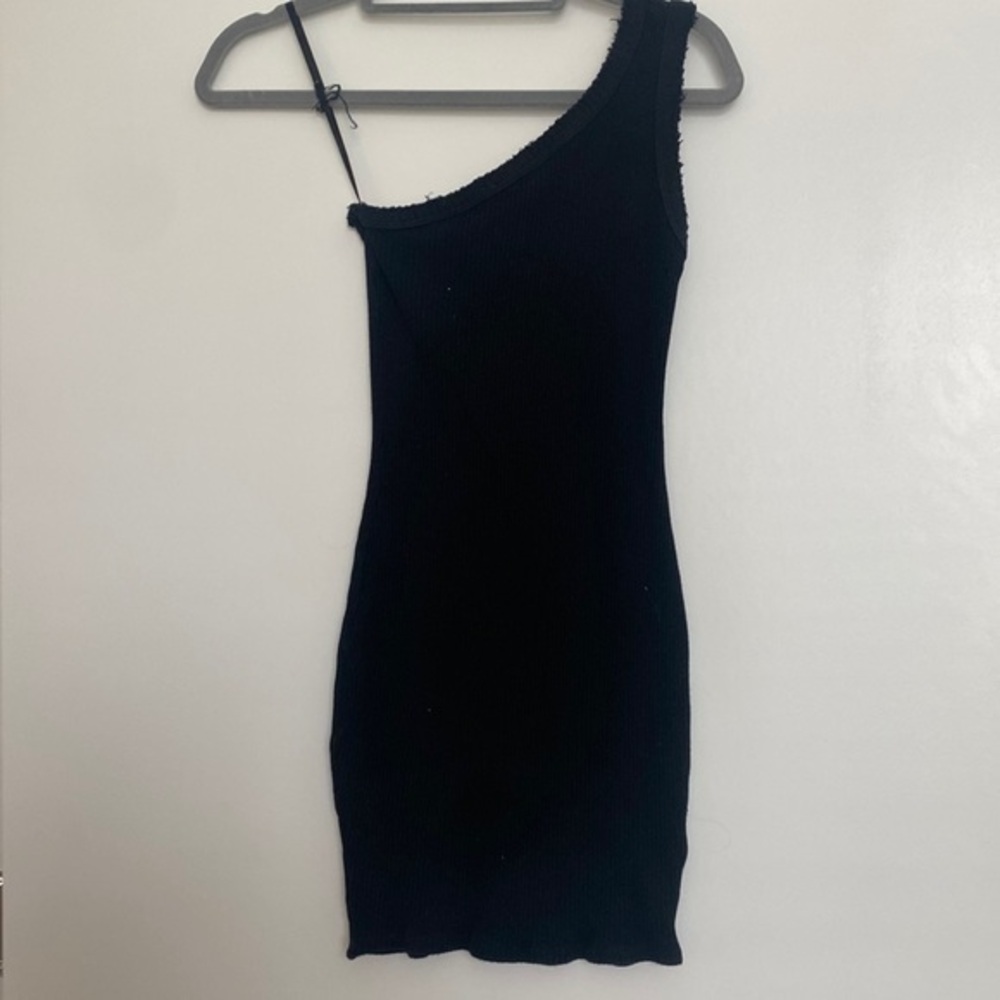 UO mini dress one shoulder